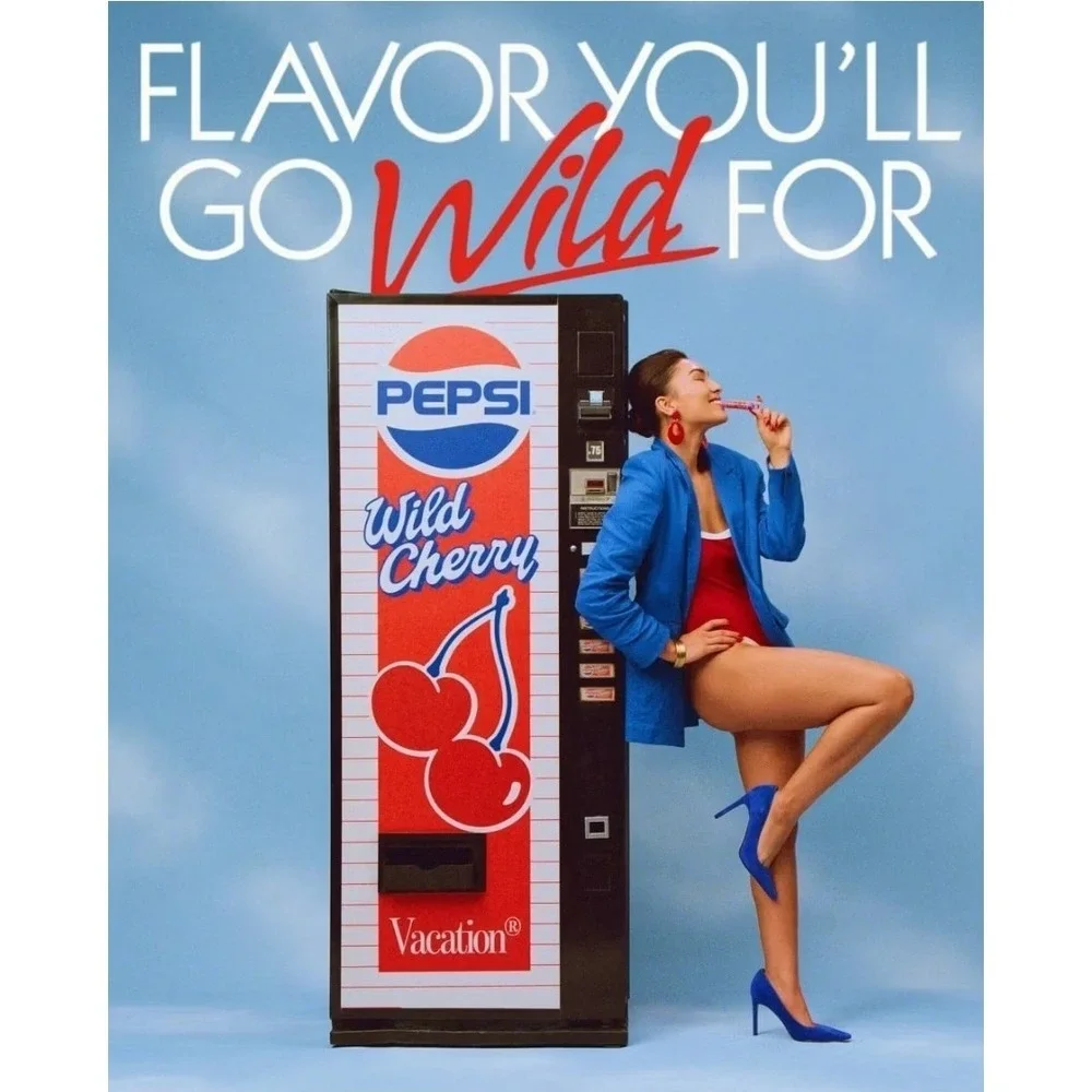 Vacation x PEPSI Tinted Lip Gel Sunscreen - Wild Cherry Pepsi - 0.5 fl oz NIB - Picture 4 of 14